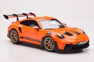 Porsche 911 992 GT3 RS Gulf Oranssi Norev 1:18 187360 Metalli — kuva 6 / 8