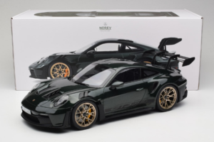 Porsche 911 992 GT3 RS Jet Green Metallic Black Norev 1:12 127532 Metalli — kuva 6 / 6