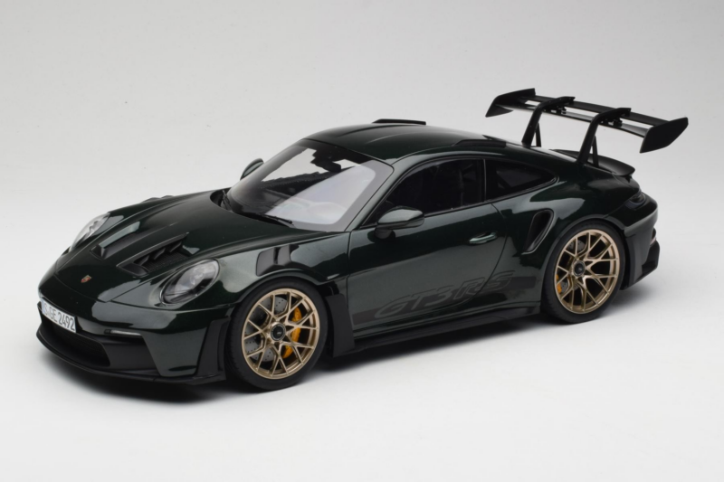 Porsche 911 992 GT3 RS Jet Green Metallic Black Norev 1:12 127532 Metalli