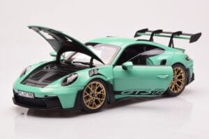 Porsche 911 992 GT3 RS Mint Vihreä Norev 1:18 187362 Metalli — kuva 2 / 8