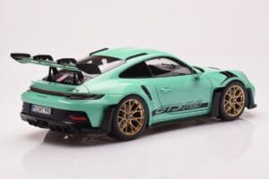 Porsche 911 992 GT3 RS Mint Vihreä Norev 1:18 187362 Metalli — kuva 3 / 8