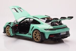 Porsche 911 992 GT3 RS Mint Vihreä Norev 1:18 187362 Metalli — kuva 5 / 8