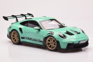 Porsche 911 992 GT3 RS Mint Vihreä Norev 1:18 187362 Metalli — kuva 6 / 8