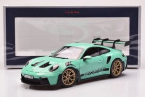 Porsche 911 992 GT3 RS Mint Vihreä Norev 1:18 187362 Metalli — kuva 8 / 8