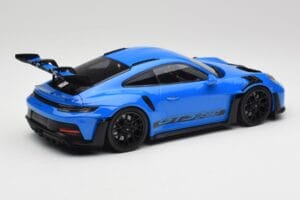 Porsche 911 992 GT3 RS Shark Sininen & Mustat Pyörät Minichamps 1:18 153062233 Metalli — kuva 2 / 6