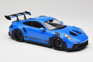 Porsche 911 992 GT3 RS Shark Sininen & Mustat Pyörät Minichamps 1:18 153062233 Metalli — kuva 4 / 6