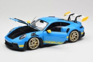 Porsche 911 992 GT3 RS Shark Sininen & Keltainen Decor Concept Minichamps 1:18 911992001 Metalli — kuva 2 / 8