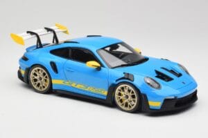 Porsche 911 992 GT3 RS Shark Sininen & Keltainen Decor Concept Minichamps 1:18 911992001 Metalli — kuva 6 / 8