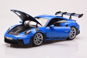 Porsche 911 992 GT3 RS Sharkblue Norev 1:18 187358 Metalli — kuva 2 / 8