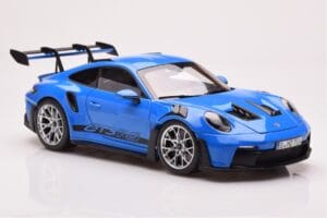 Porsche 911 992 GT3 RS Sharkblue Norev 1:18 187358 Metalli — kuva 6 / 8