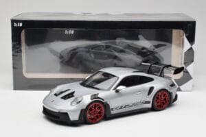 Porsche 911 992 GT3 RS Hopea & Punaiset Pyörät Minichamps 1:18 153062241 Metalli — kuva 6 / 6
