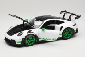 Porsche 911 992 GT3 RS Tribute to Carrera RS White Python Green Norev 1:18 187372 Metalli — kuva 2 / 8