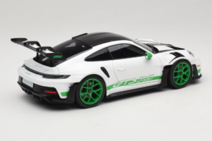 Porsche 911 992 GT3 RS Tribute to Carrera RS White Python Green Norev 1:18 187372 Metalli — kuva 3 / 8