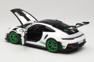 Porsche 911 992 GT3 RS Tribute to Carrera RS White Python Green Norev 1:18 187372 Metalli — kuva 5 / 8
