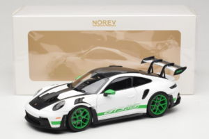 Porsche 911 992 GT3 RS Tribute to Carrera RS White Python Green Norev 1:18 187372 Metalli — kuva 8 / 8