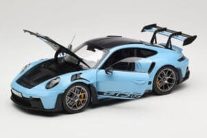 Porsche 911 992 GT3 RS Weissach Pack Gulf Blue Norev 1:18 187367 Metalli — kuva 2 / 8