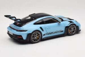 Porsche 911 992 GT3 RS Weissach Pack Gulf Blue Norev 1:18 187367 Metalli — kuva 3 / 8