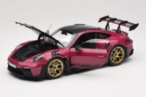 Porsche 911 992 GT3 RS Weissach Package Ruby Star Norev 1:18 187370 Metalli — kuva 2 / 8