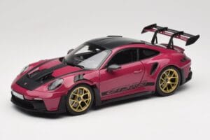 Porsche 911 992 GT3 RS Weissach Package Ruby Star Norev 1:18 187370 Metalli
