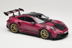 Porsche 911 992 GT3 RS Weissach Package Ruby Star Norev 1:18 187370 Metalli — kuva 6 / 8