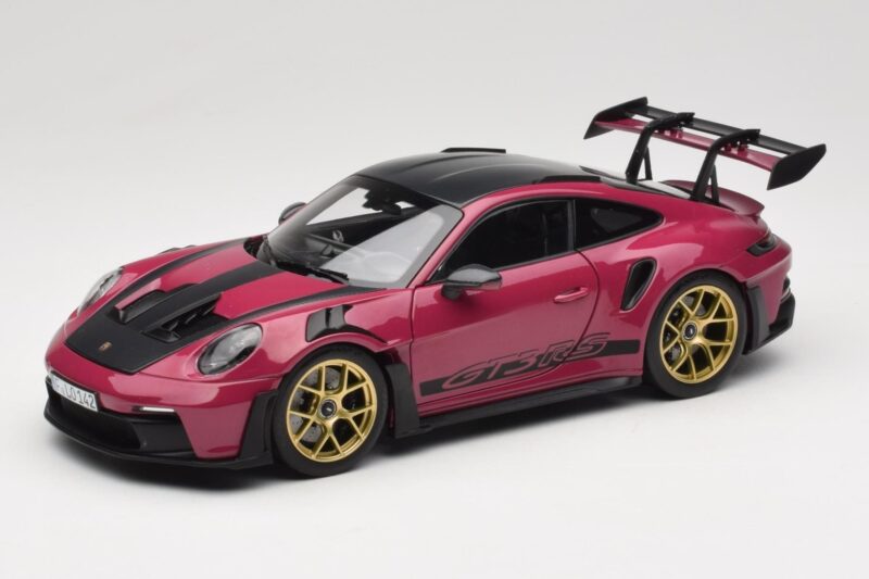 Porsche 911 992 GT3 RS Weissach Package Ruby Star Norev 1:18 187370 Metalli