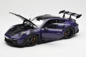 Porsche 911 992 GT3 RS Weissach Package Ultraviolet Norev 1:18 187368 Metalli — kuva 2 / 8