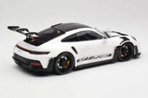 Porsche 911 992 GT3 RS Valkoinen & Mustat Pyörät Minichamps 1:18 155062230 Metalli — kuva 2 / 6