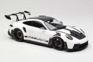 Porsche 911 992 GT3 RS Valkoinen & Mustat Pyörät Minichamps 1:18 155062230 Metalli — kuva 4 / 6