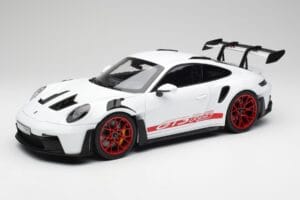 Porsche 911 992 GT3 RS Valkoinen & Pyro Punainen Norev 1:12 127530 Metalli