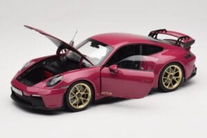 Porsche 911 992 GT3 Ruby Star Neo Norev 1:18 187381 Metalli — kuva 2 / 8