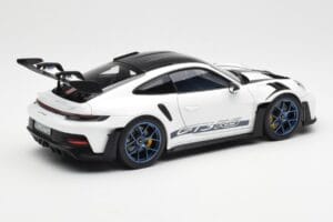 Porsche 911 992 GT3 Weissach Package Valkoinen & Indigo Sininen Norev 1:18 187353 Metalli — kuva 3 / 8