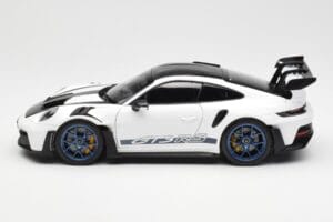 Porsche 911 992 GT3 Weissach Package Valkoinen & Indigo Sininen Norev 1:18 187353 Metalli — kuva 4 / 8