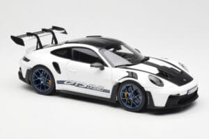 Porsche 911 992 GT3 Weissach Package Valkoinen & Indigo Sininen Norev 1:18 187353 Metalli — kuva 6 / 8