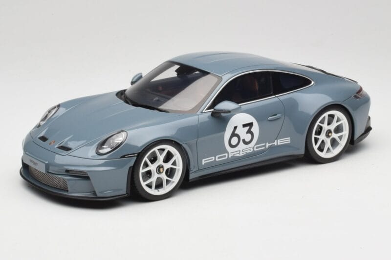Porsche 911 992 ST Gentian Blue Metallic GT Spirit 1:18 GT491 Hartsi