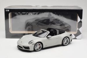 Porsche 911 992 Targa 4 GTS Harmaa Minichamps 1:18 155061064 Metalli — kuva 6 / 6