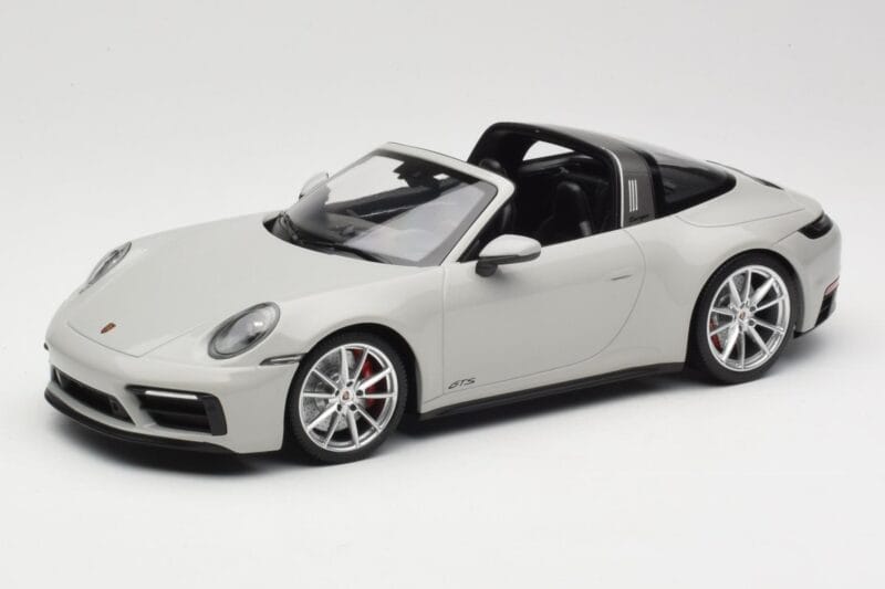 Porsche 911 992 Targa 4 GTS Harmaa Minichamps 1:18 155061064 Metalli