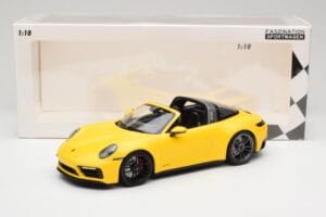 Porsche 911 992 Targa 4 GTS Keltainen Minichamps 1:18 153061064 Metalli — kuva 6 / 6