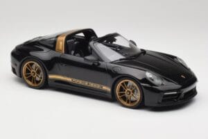 Porsche 911 992 Targa Porsche Design Musta & Kulta Concept Minichamps 1:18 PORSCHE001 Metalli — kuva 4 / 6