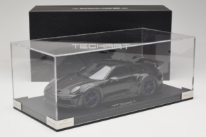 Porsche 911 992 TechArt GTstreet R Musta Sinisillä Vanteilla TechArt 1:18 REMC009 Hartsi — kuva 6 / 6