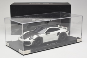Porsche 911 992 TechArt GTstreet R Valkoinen Mustilla Vanteilla TechArt 1:18 REMC013 Hartsi — kuva 6 / 6