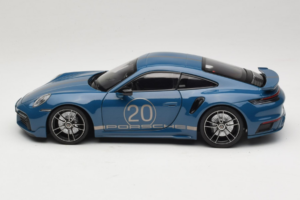 Porsche 911 992 Turbo S Coupe Sport Design Sininen Minichamps 1:18 113069073 Metalli — kuva 4 / 8