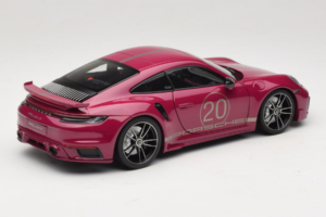 Porsche 911 992 Turbo S Coupe Sport Design Punainen Minichamps 1:18 113069075 Metalli — kuva 3 / 8