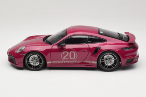 Porsche 911 992 Turbo S Coupe Sport Design Punainen Minichamps 1:18 113069075 Metalli — kuva 4 / 8