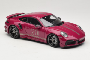 Porsche 911 992 Turbo S Coupe Sport Design Punainen Minichamps 1:18 113069075 Metalli — kuva 6 / 8