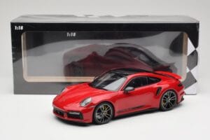 Porsche 911 992 Turbo S Punainen Minichamps 1:18 155069070 Metalli — kuva 6 / 6