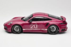 Porsche 911 992 Turbo S Sport Design Package Punainen Minichamps 1:18 155069172 Metalli — kuva 3 / 6