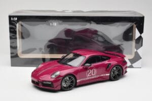 Porsche 911 992 Turbo S Sport Design Package Punainen Minichamps 1:18 155069172 Metalli — kuva 6 / 6