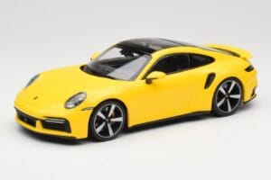 Porsche 911 992 Turbo S Keltainen Minichamps 1:18 155069071 Metalli