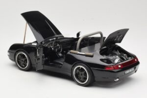 Porsche 911 993 Carrera Avoauto Musta Bburago 1:18 3090-M1 Metalli — kuva 5 / 8