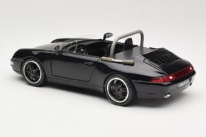 Porsche 911 993 Carrera Avoauto Musta Bburago 1:18 3090-M1 Metalli — kuva 7 / 8